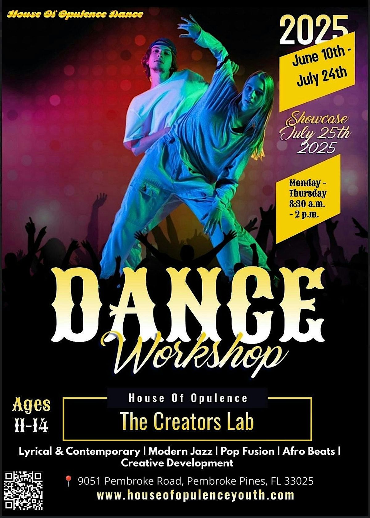 The Creators Lab Dance Workshop, 10 June | Event in Pembroke Pines | AllEvents