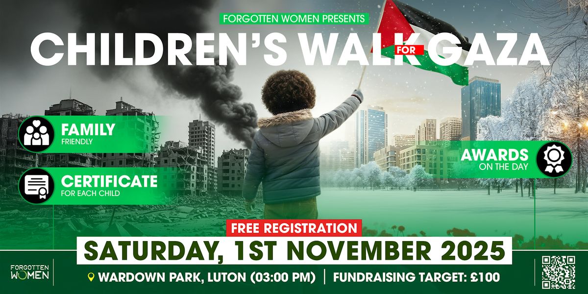 Children’s Walk for Gaza with Picnic in Luton | Event in Luton | AllEvents