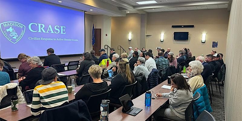 Civilian Response to Active Shooter Events (CRASE) Training, 5 November | Event in Madison | AllEvents