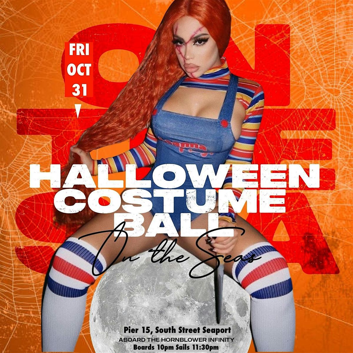 10/31| SPOOKTACULAR|HALLOWEEN Costume BALL on the Sea (Hornblower Infinity), 31 October | Event in New York