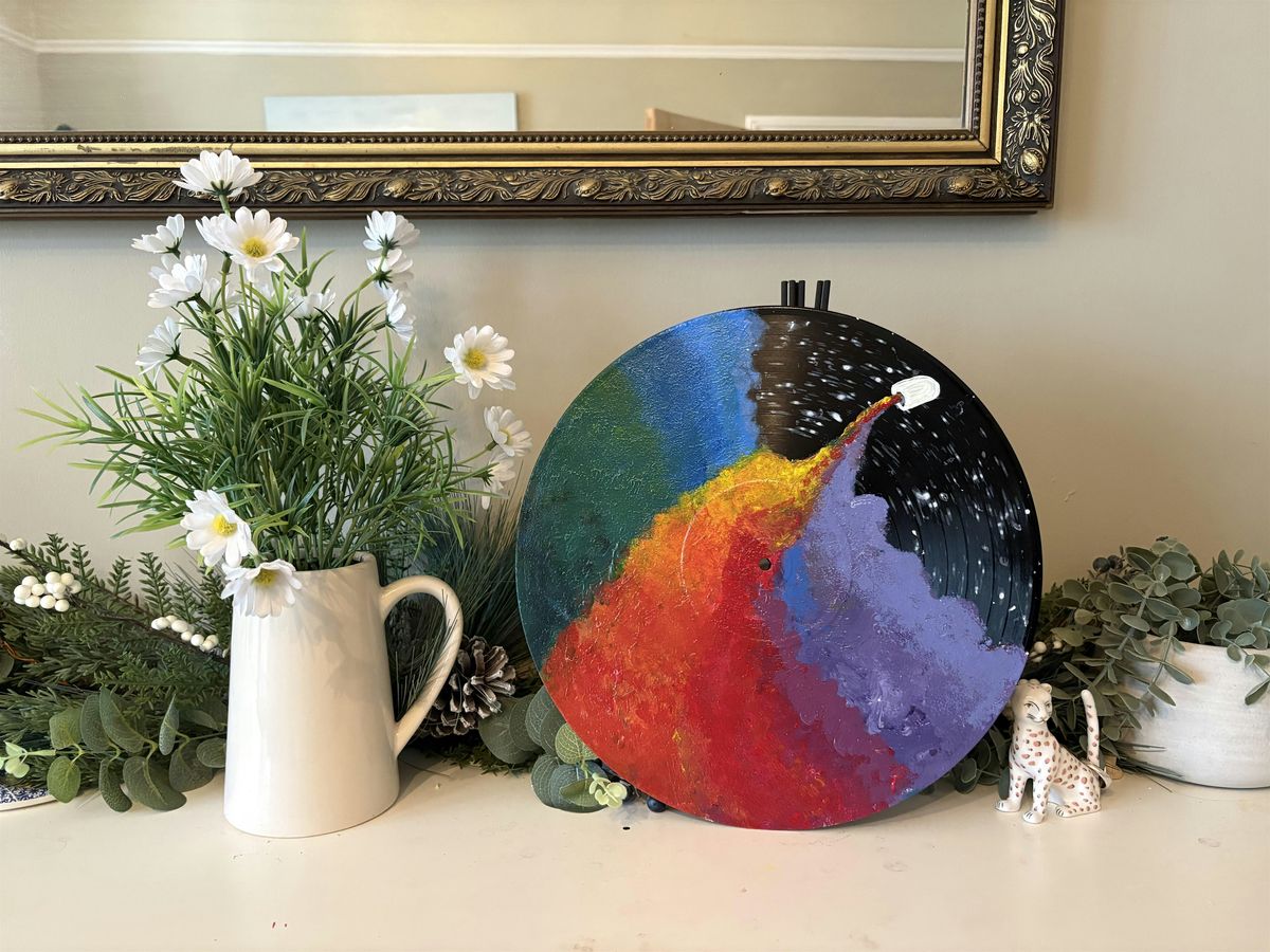 Vinyl Records Workshop - Sip & Paint, 9 December | Event in Exmouth | AllEvents