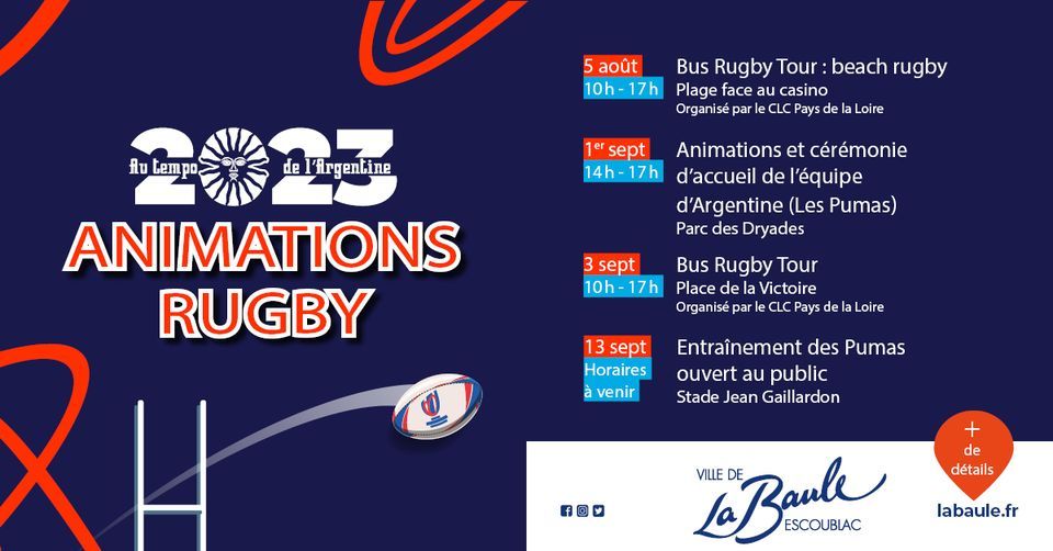 Bus Rugby Tour, Place de la Victoire, 44500 La Baule-Escoublac, France ...