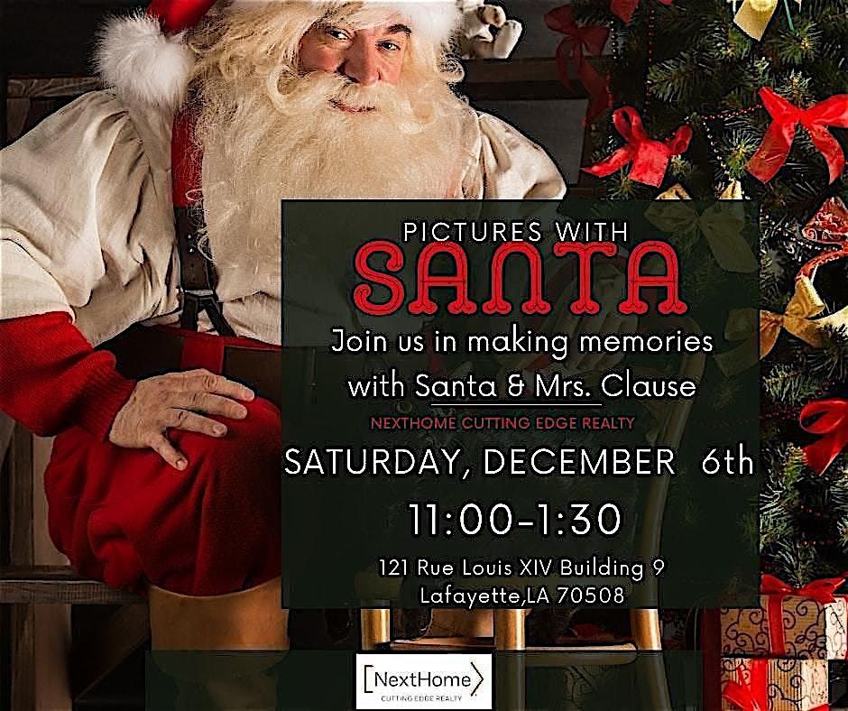 Join us for pictures with Santa and Mrs.Clause., 6 December | Event in Lafayette | AllEvents