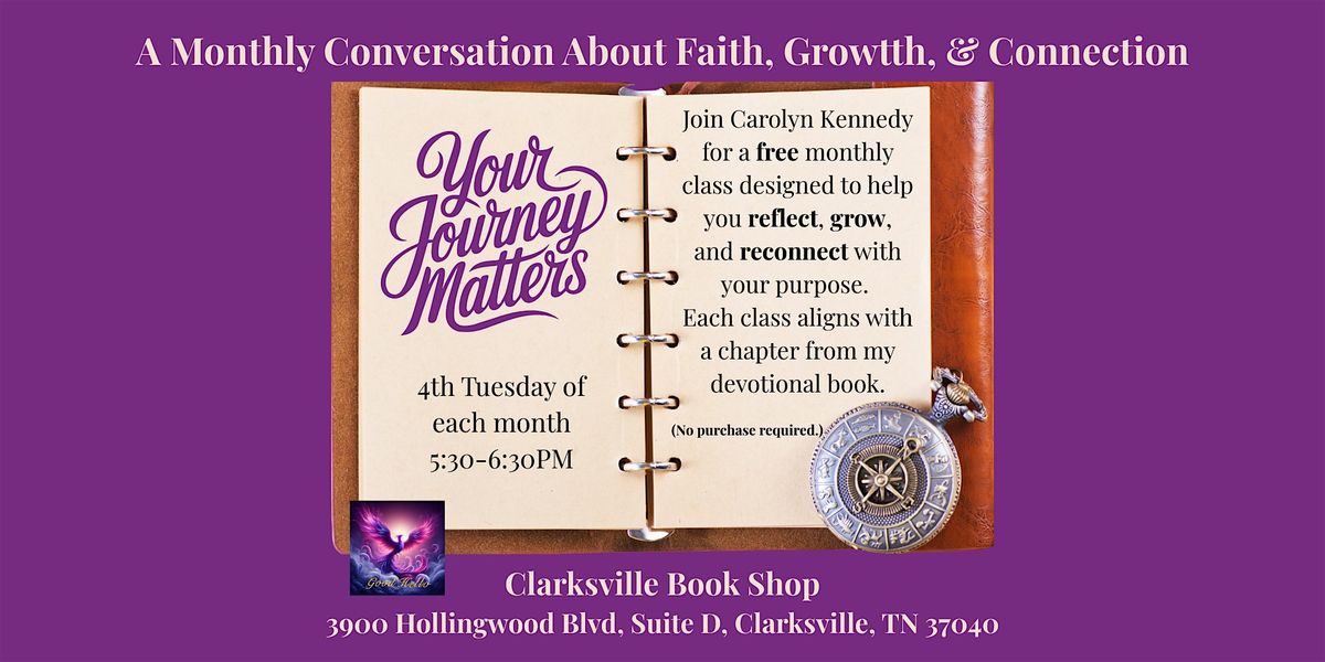 Your Journey Matters: A Conversation About Faith, Growth & Connection, 23 September | Event in Clarksville