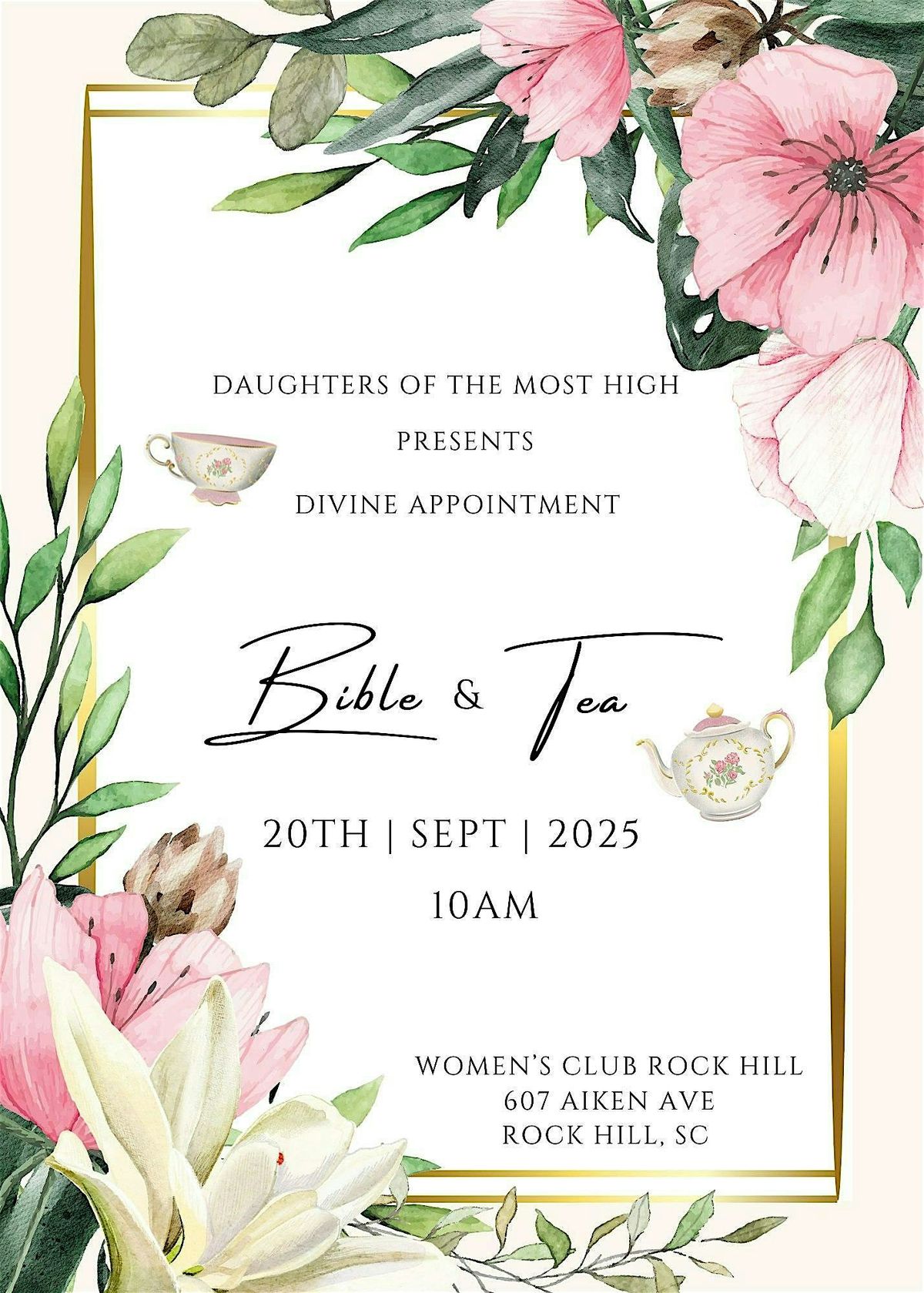 Daughters of the Most High: Divine Appointment, 20 September | Event in Rock Hill | AllEvents