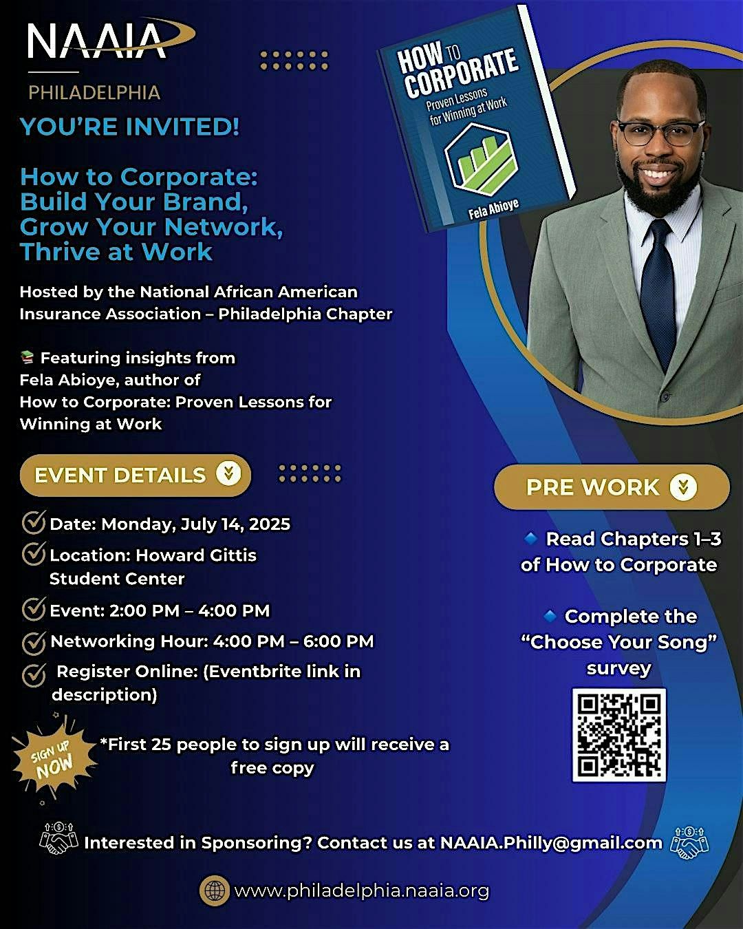 How to Corporate:Build Your Brand, Grow Your Network, Thrive at Work, 14 July | Event in Philadelphia | AllEvents