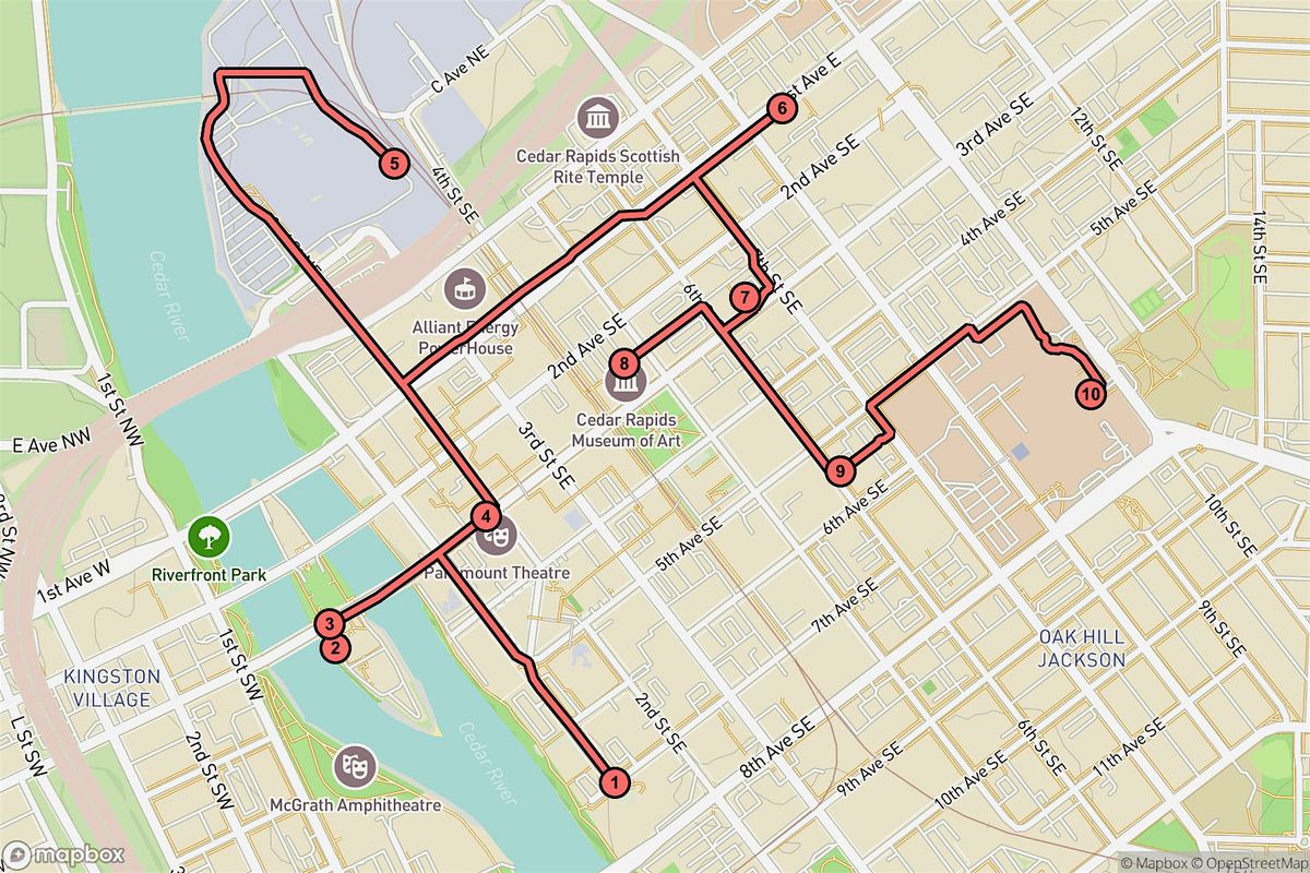 Cedar Rapids Audio Tour: Cedar Rapids Historical and Cultural Journey | Event in Cedar Rapids | AllEvents