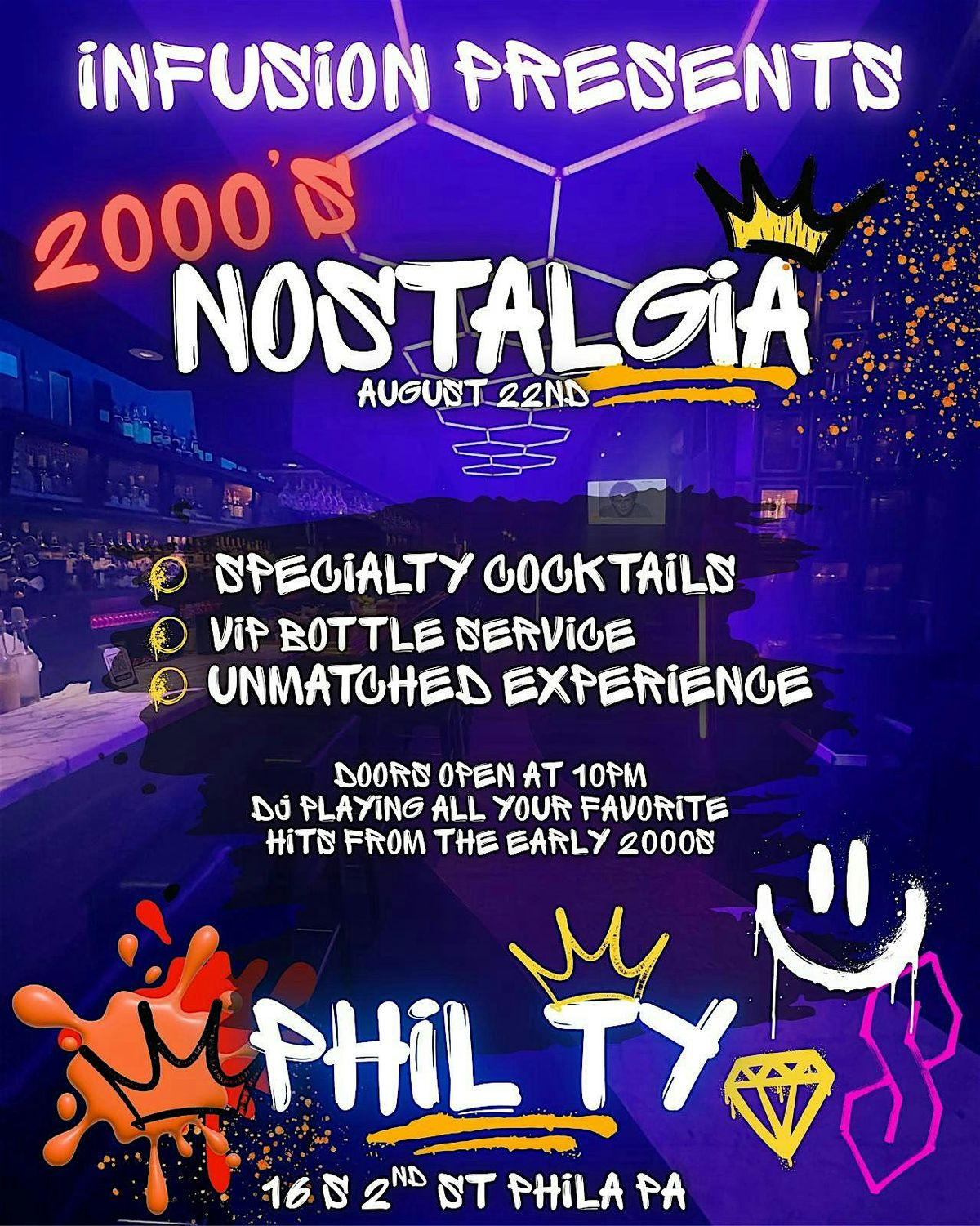 Fridays NOSTALGIA: 2000's Theme Party with Open Bar, 22 August | Event in Philadelphia | AllEvents