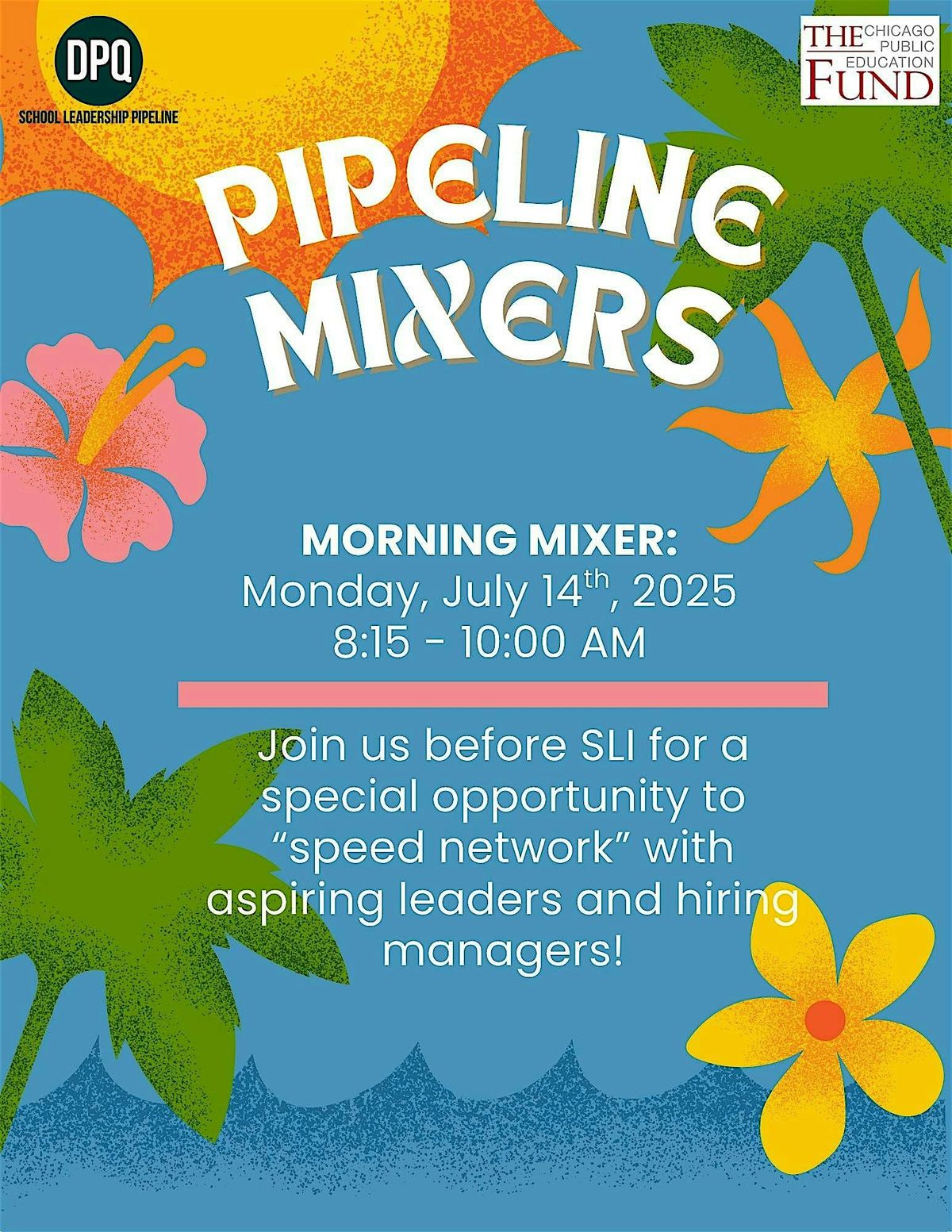 DPQ Pipeline  Mixer: Monday Morning Mixer, 14 July | Event in Chicago | AllEvents