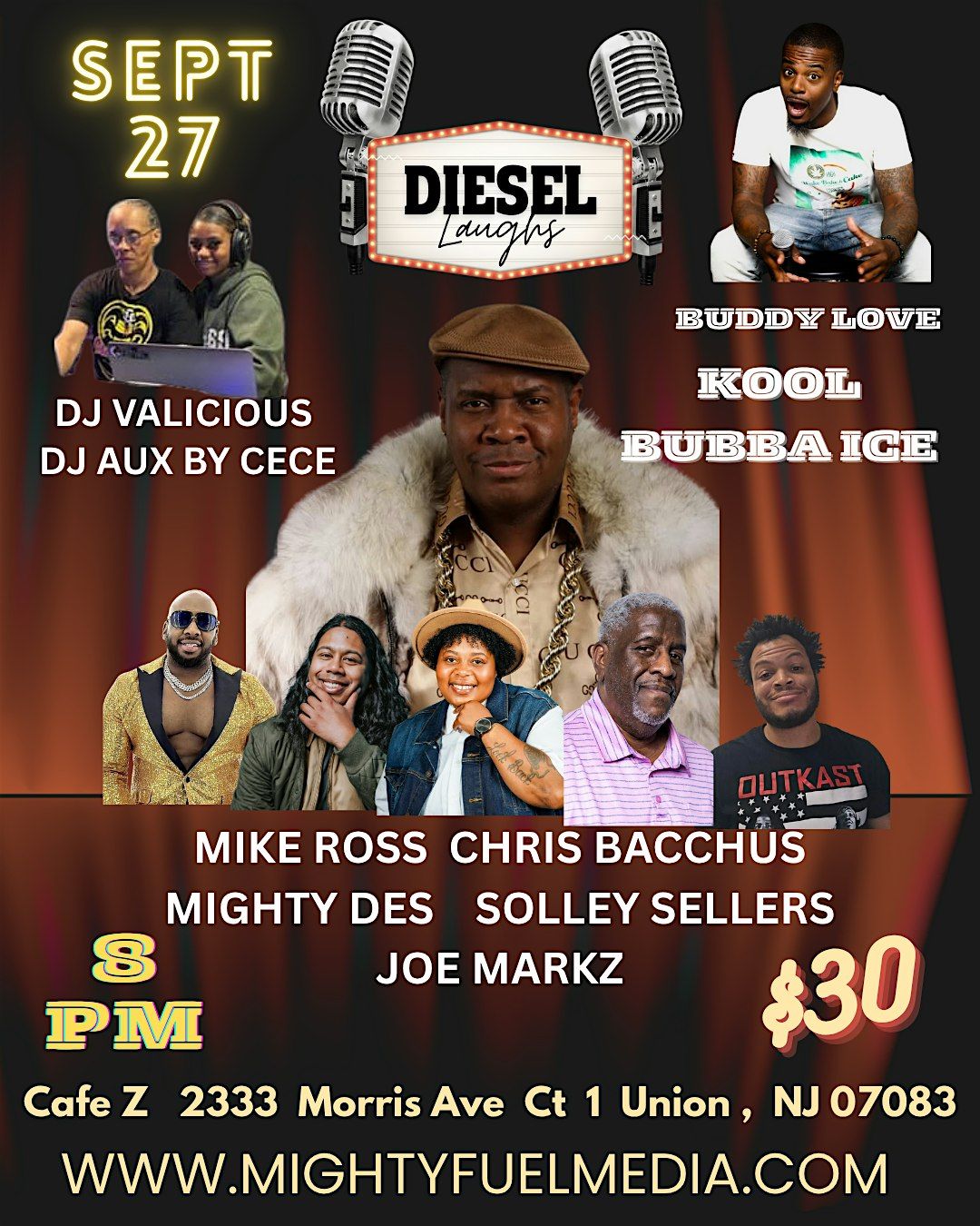 Diesel Laughs Comedy Show, 27 September | Event in Union | AllEvents