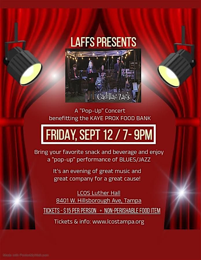 LAFFS Presents - A Pop-up Concert and Social Evening, 12 September | Event in Tampa | AllEvents