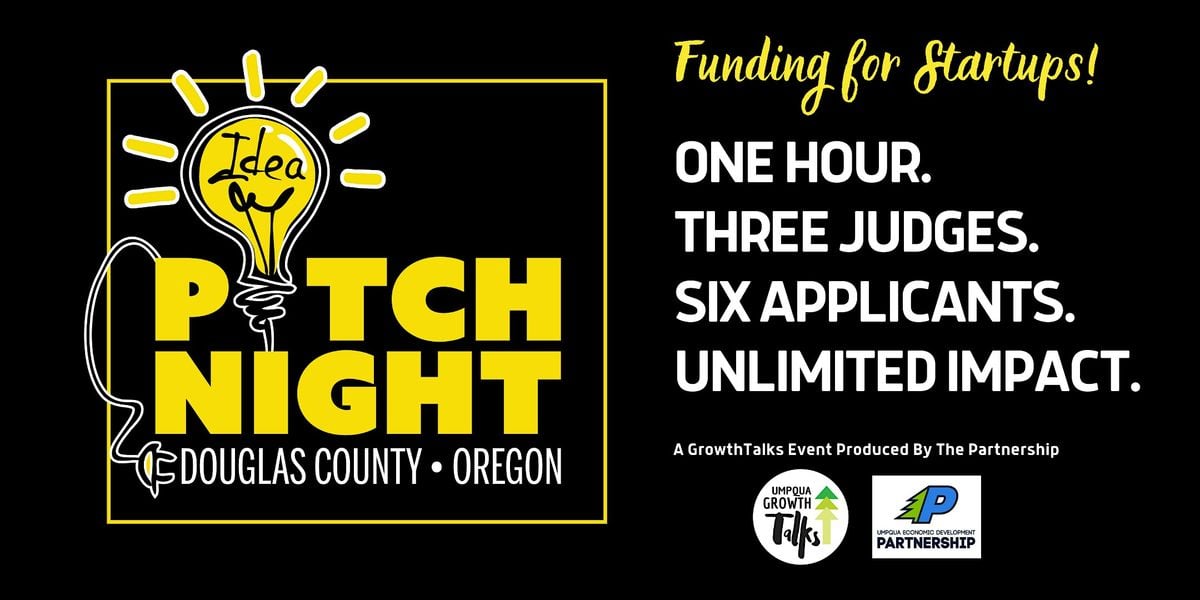 Umpqua Growth Talks Pitch Night - Qualifying Event - June 26, 2025, 26 June | Event in Roseburg | AllEvents