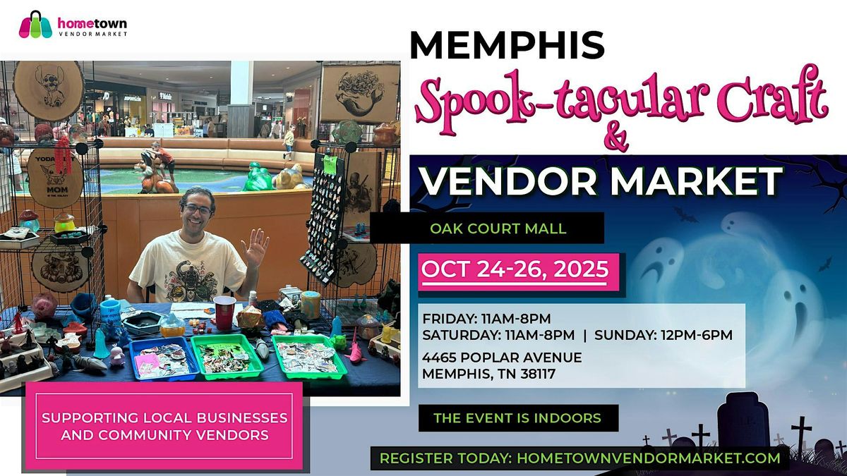 Memphis Spook-tacular Craft and Vendor Market, 24 October | Event in Memphis | AllEvents