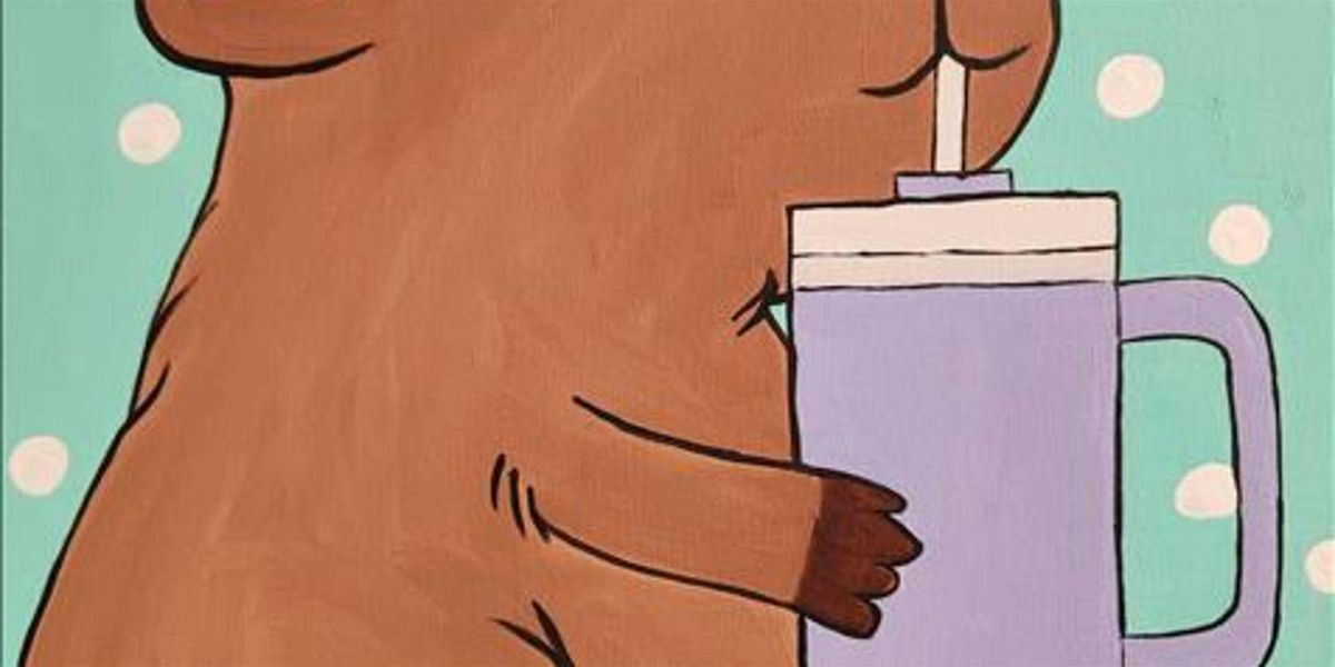 Sweet Capybara - Family Fun - Paint and Sip by Classpop!™, 5 July | Event in San Antonio | AllEvents