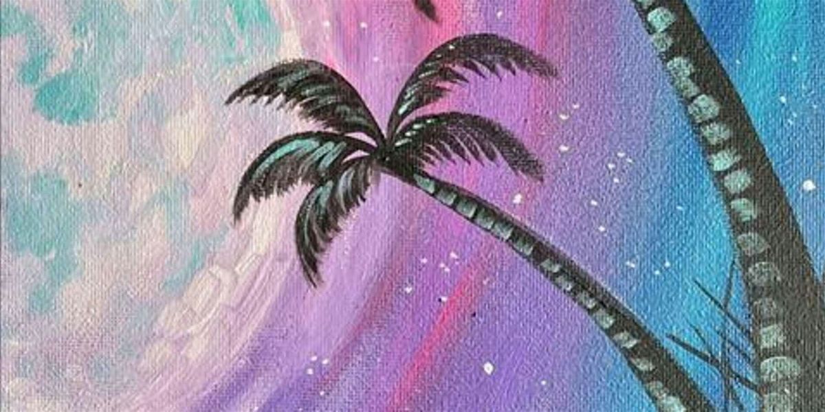 Beach at Midnight - Paint and Sip by Classpop!™, 16 July | Event in Baytown | AllEvents