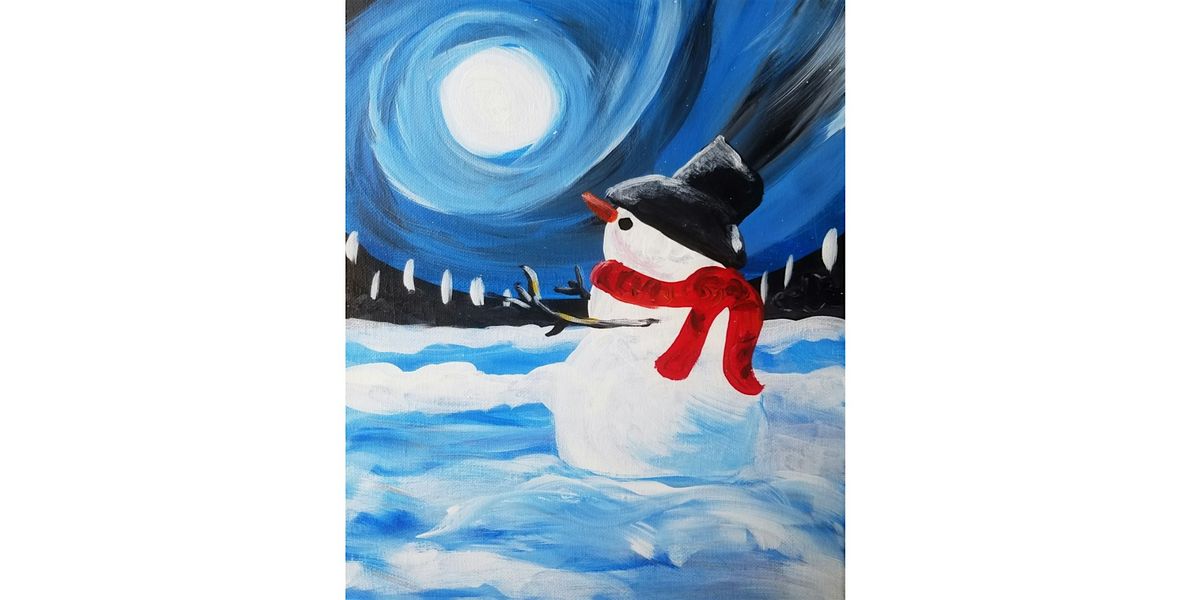 La Palmera, Mill Creek - Cocoa and Canvas "Moonlit Snowman", 28 December | Event in Mill Creek | AllEvents