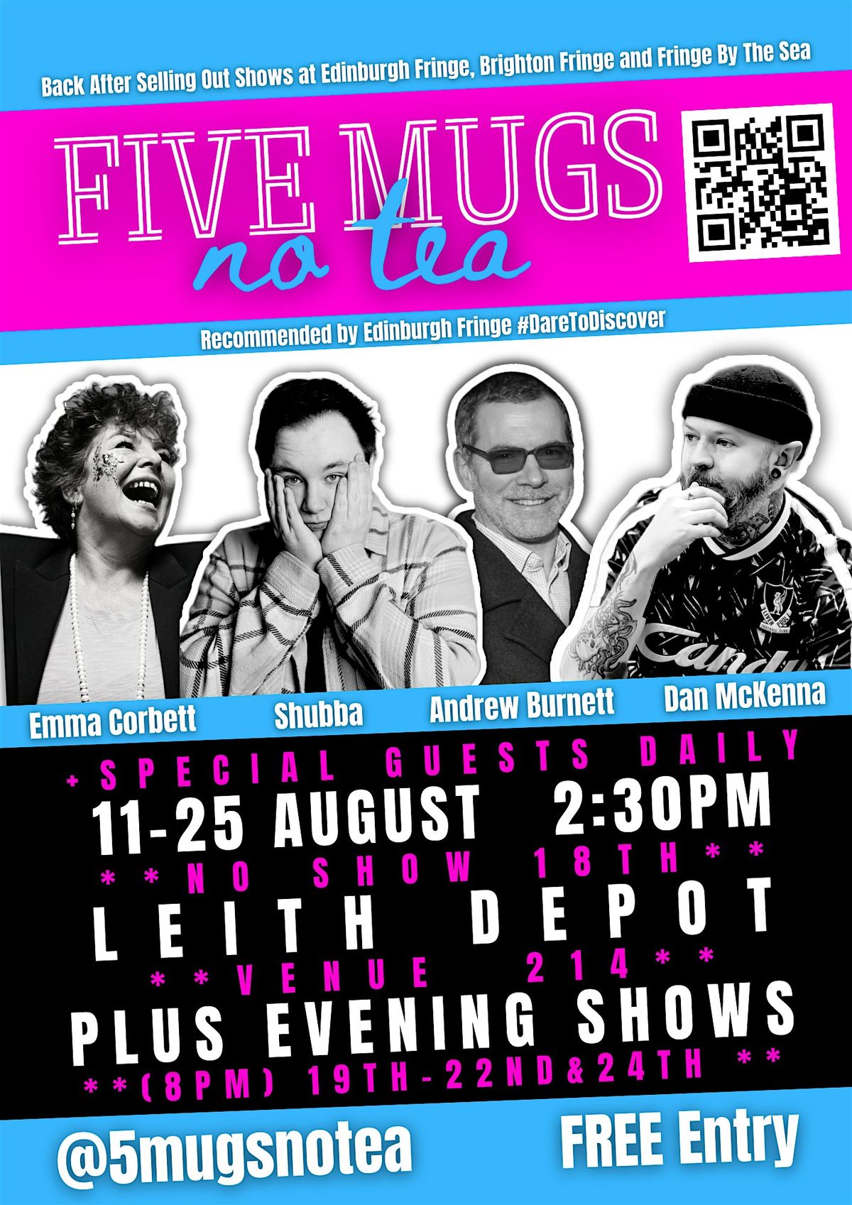 5 Mugs No Tea, 11th August 2025, 11 August | Event in Edinburgh | AllEvents