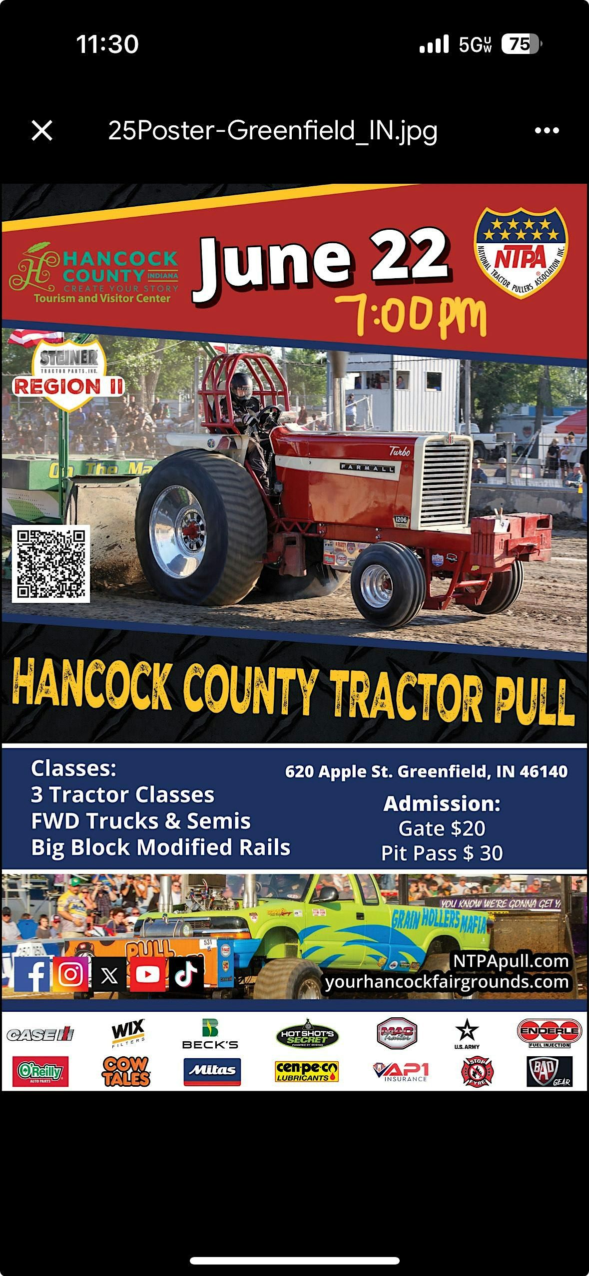 Tractor, Truck, and Semi Pulls, 22 June | Event in Greenfield | AllEvents
