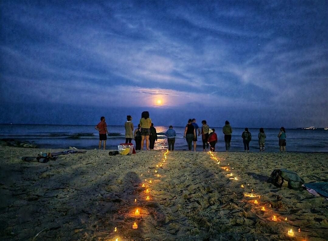 Full Strawberry Moon Beach Yoga w/Cathy, 9 June | Event in Milwaukee | AllEvents