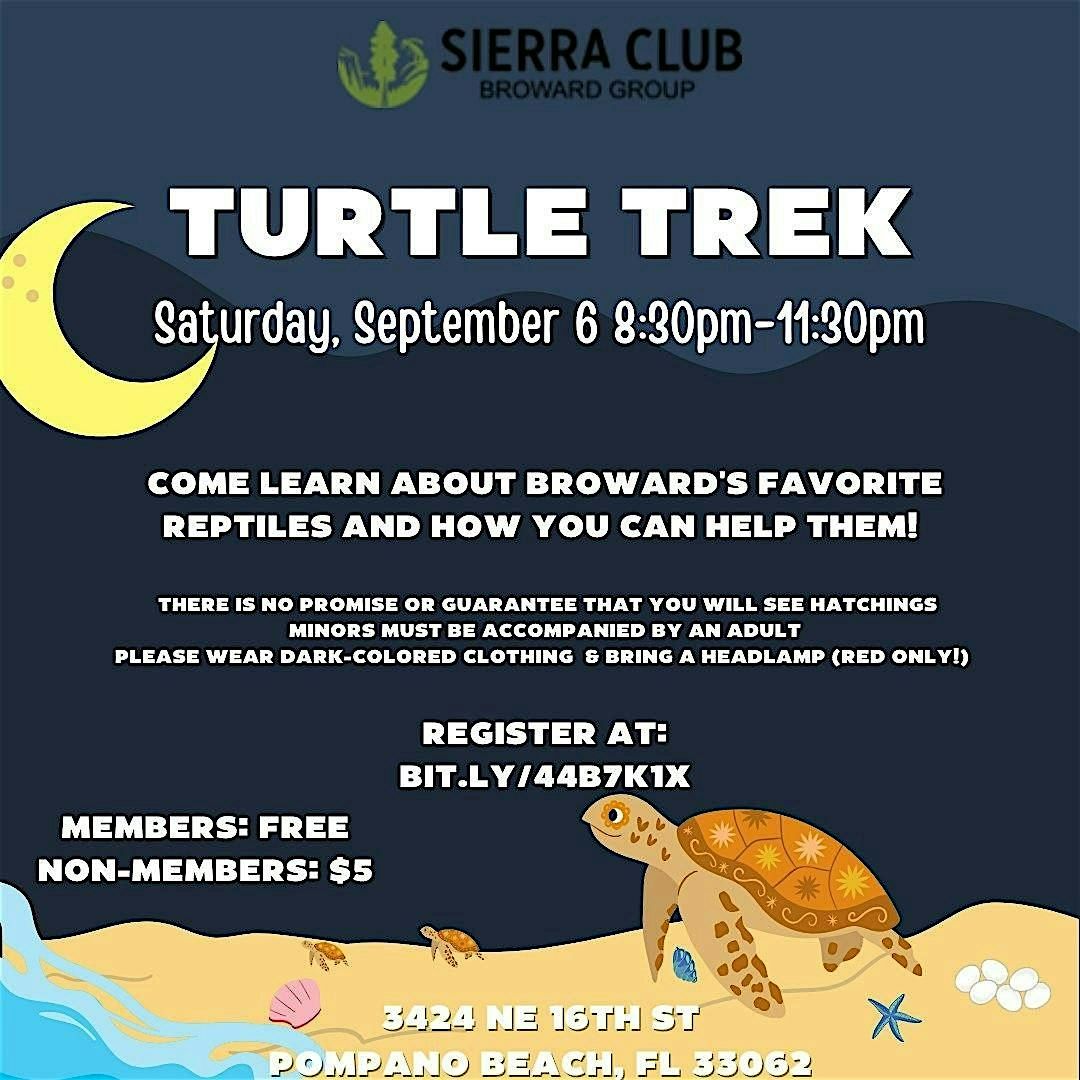 Turtle Trek at Pompano Beach, 6 September | Event in Pompano Beach | AllEvents