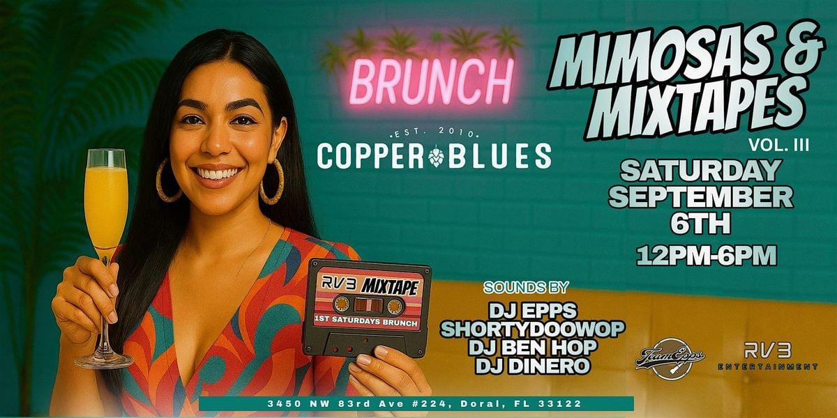 Mimosas and Mixtapes Vol. III, 6 September | Event in Doral | AllEvents