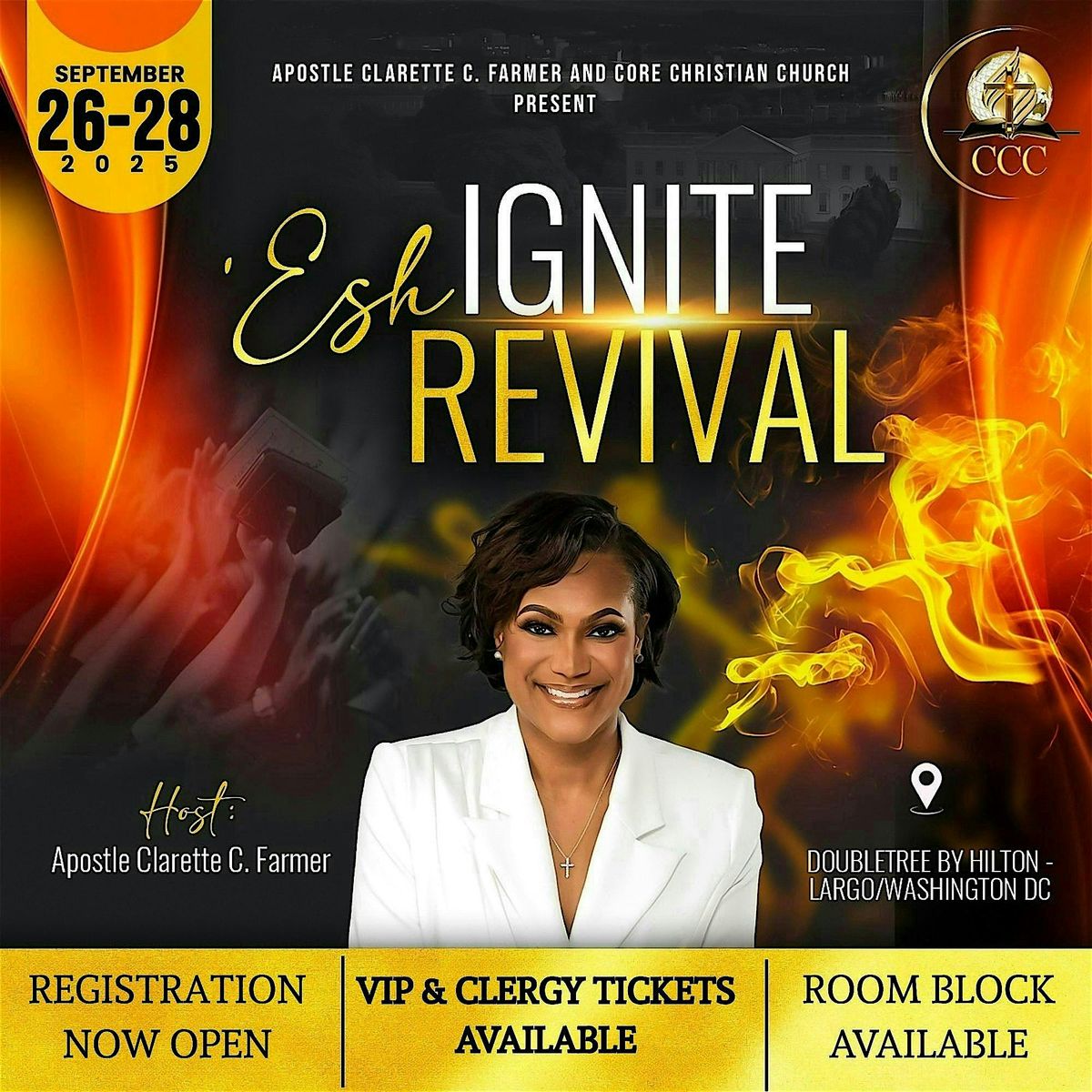 'Esh Ignite Revival - DMV, 26 September | Event in Largo | AllEvents