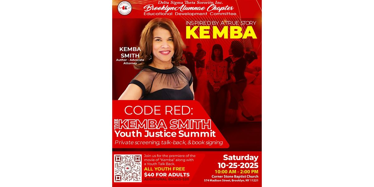 Code Red: The Kemba Smith Youth Summit, 25 October | Event in Brooklyn | AllEvents