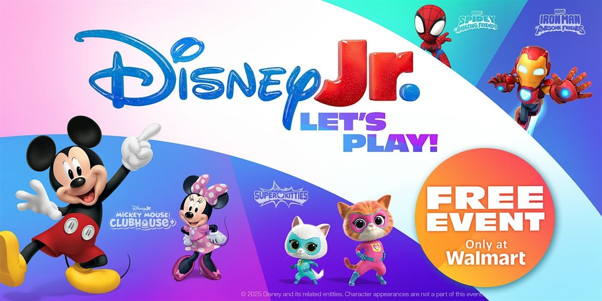 Disney Jr. Let's Play!  A Free Experience at Walmart, 28 September | Event in Florence | AllEvents