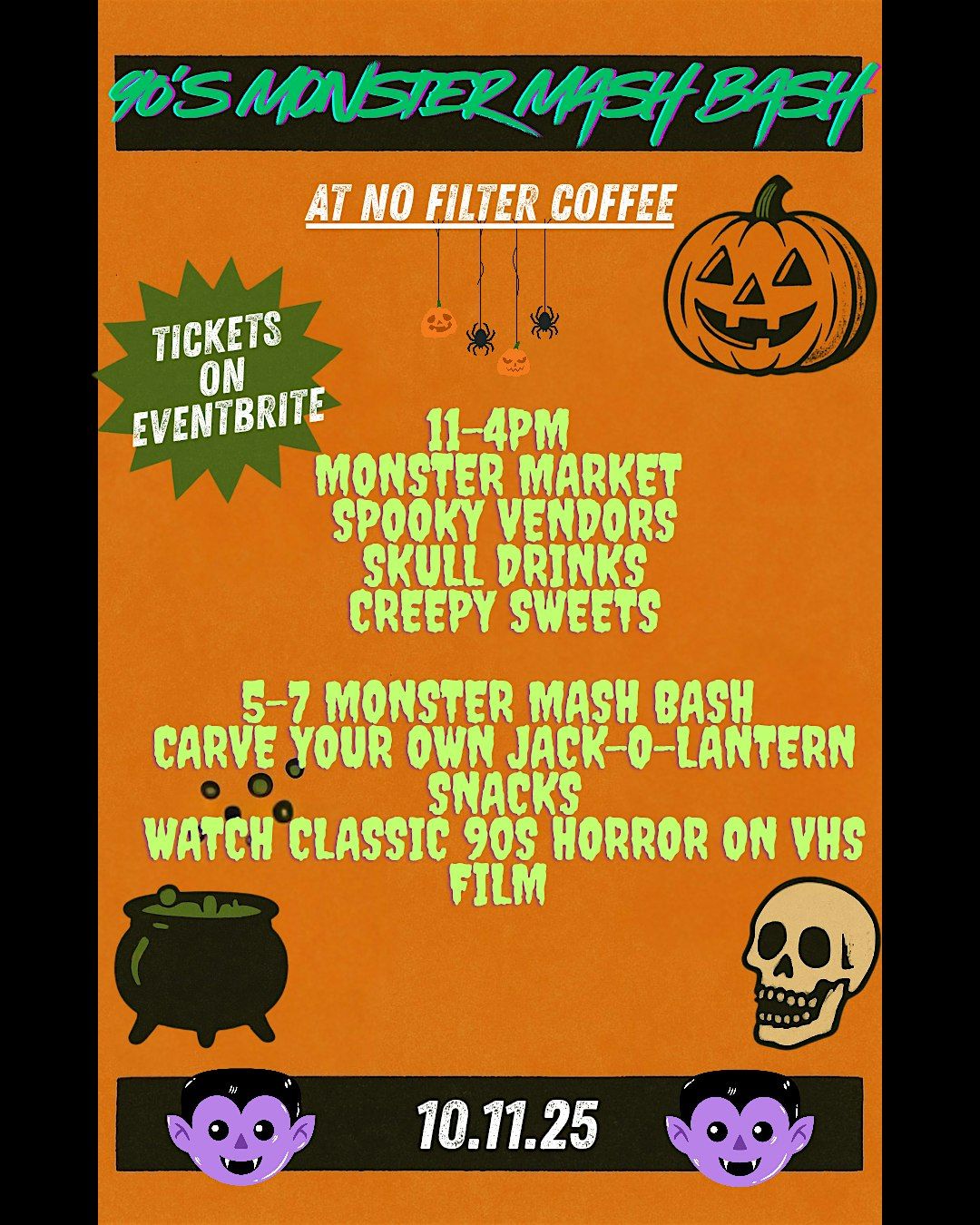 90s Monster Mash Bash, 11 October | Event in Brooklyn | AllEvents