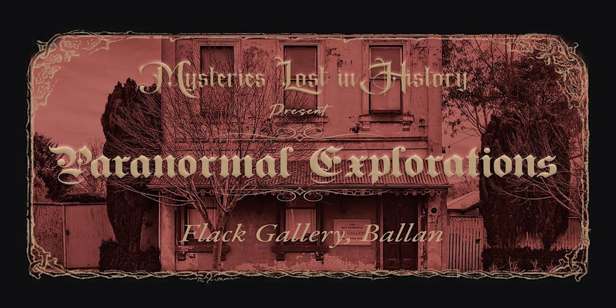 Uncover the Mysteries of the Paranormal | Event in Ballan | AllEvents