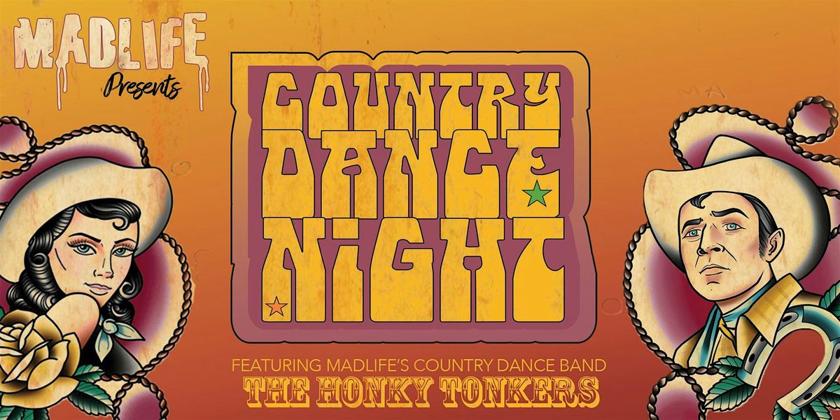 Country Dance Night feat. The Honky Tonkers — Dance Lessons Start at 6:30, 3 June | Event in Woodstock | AllEvents