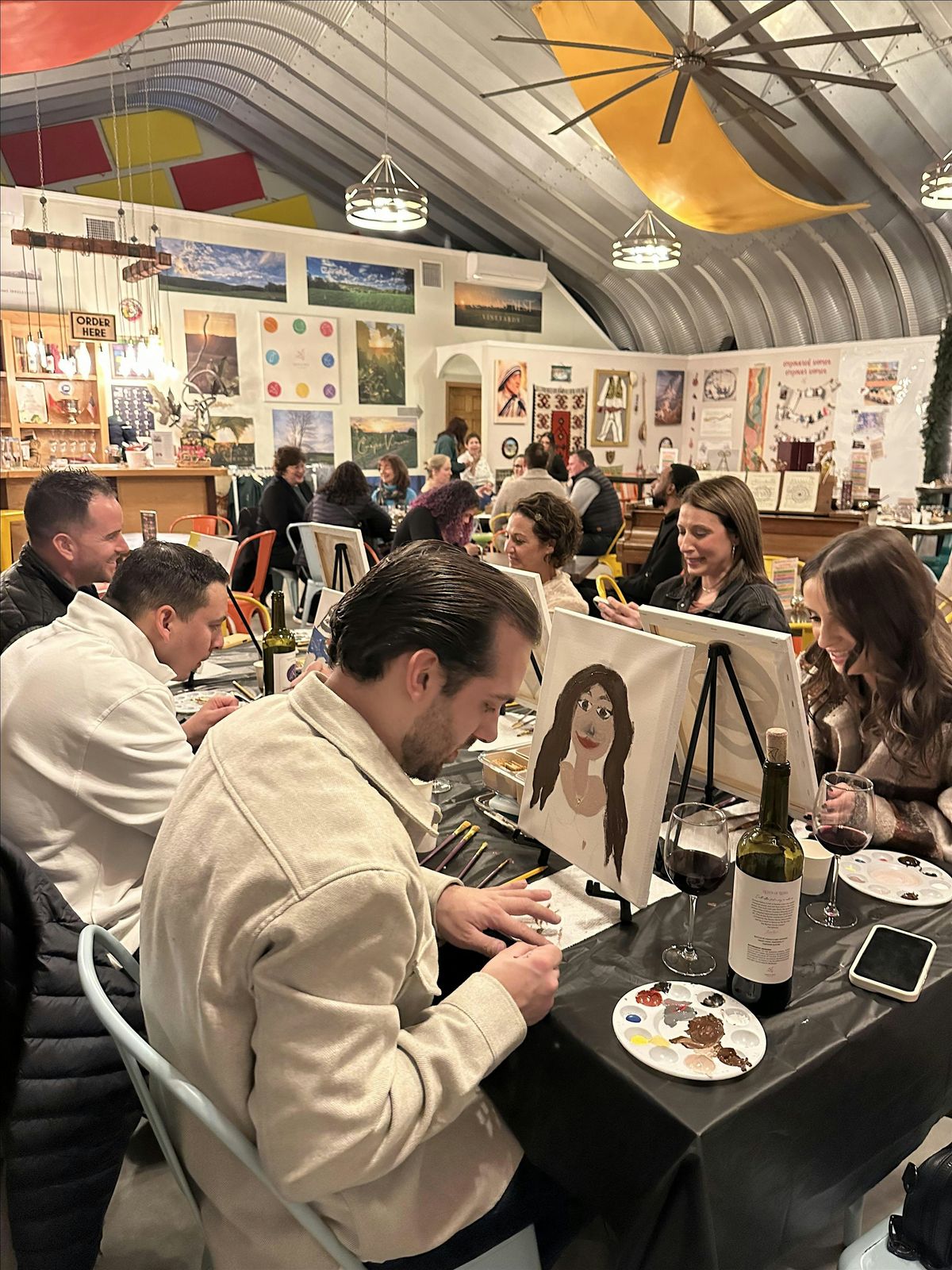 Paint Your Partner - Sunset Meadow Vineyards, 23 May | Event in Goshen | AllEvents