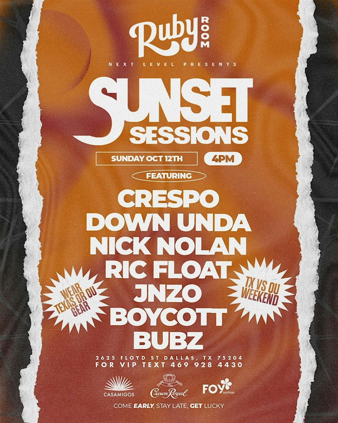 Sunset Sessions 10/12, 12 October | Event in Dallas | AllEvents