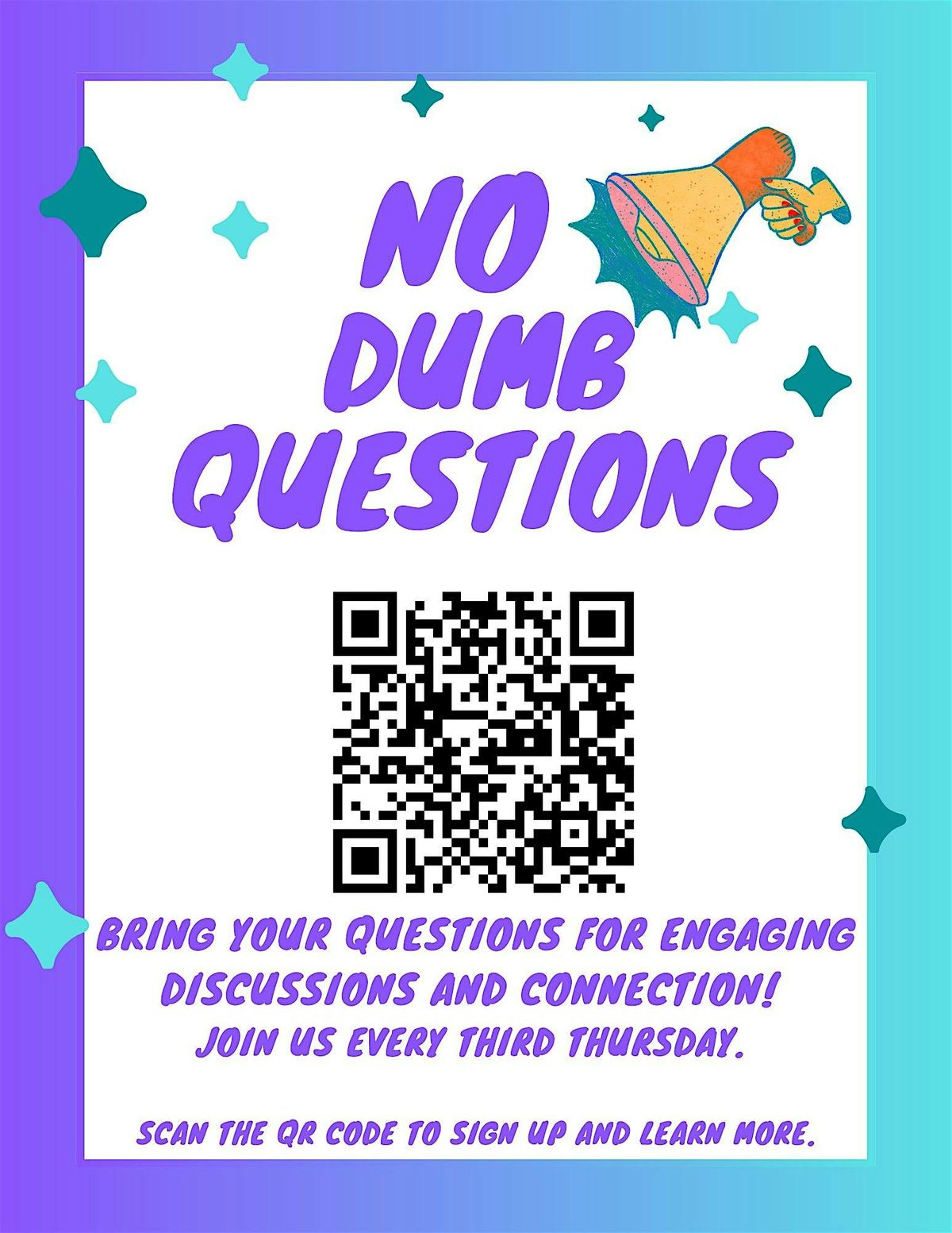 NO DUMB QUESTIONS!, 17 July | Event in Bellevue | AllEvents