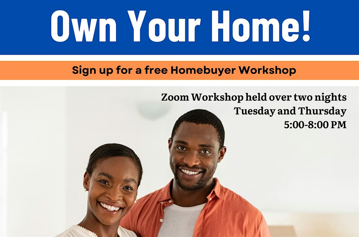 Southeast CDC  ZOOM Homebuyer Workshop August 19 & 21, 2025  - 5PM-8PM, 19 August | Event in Balitmore