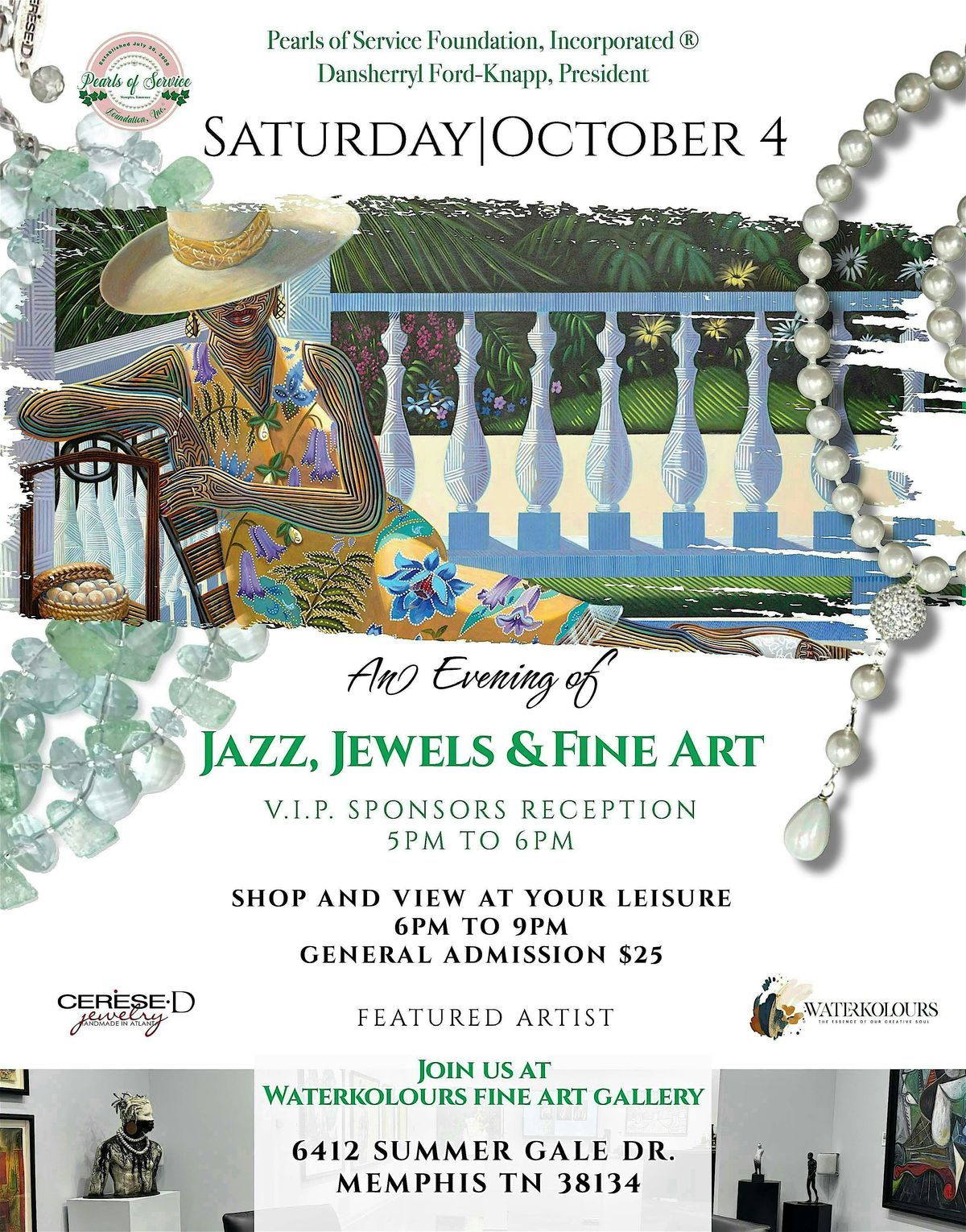 Jazz, Jewels, and Fine Art Event, 4 October | Event in Memphis | AllEvents