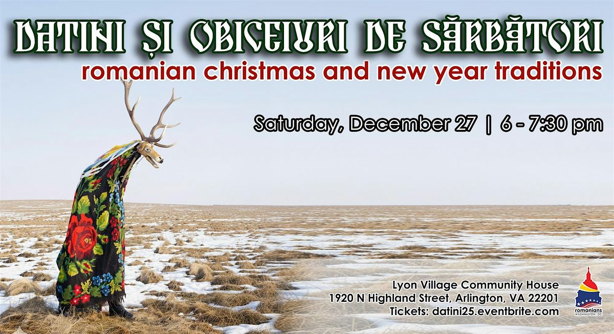 Romanian Christmas & New Year Traditions / Datini și obiceiuri de sărbători, 27 December | AllEvents