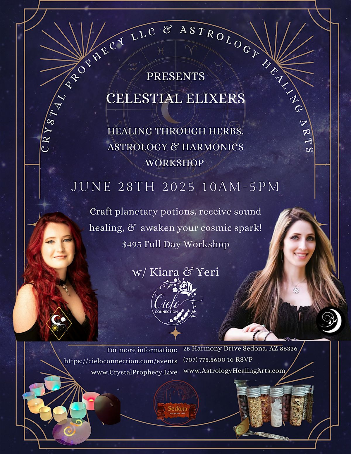 Celestial Elixirs: Cosmic Healing Through Herbs, Astrology, Harmonics, 28 June | Event in Sedona | AllEvents