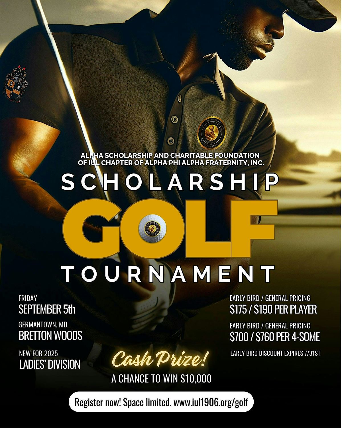 2025 Alpha Scholarship and Charitable Foundation of IUL Golf Open, 5 September | Event in Germantown | AllEvents
