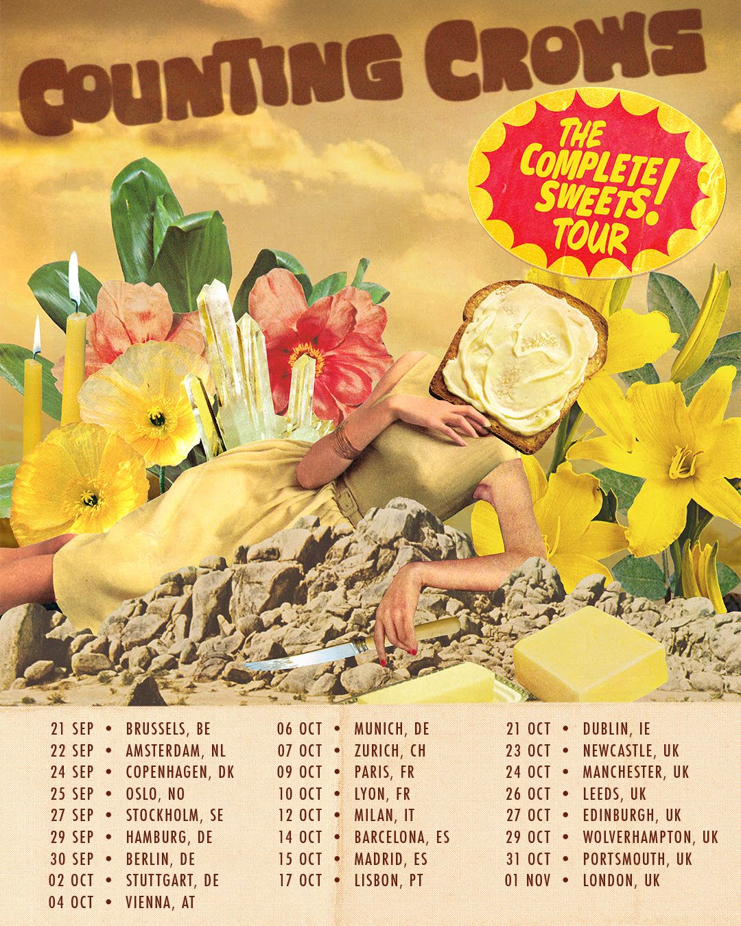 Counting Crows Leeds Tickets, 26 October | Event in Leeds | AllEvents