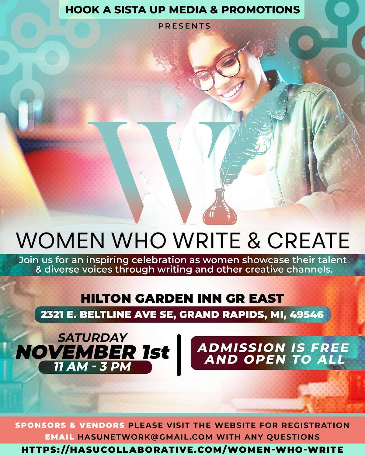 Women who Write & Create Expo...  Find your next great book., 1 November | Event in Grand Rapids | AllEvents