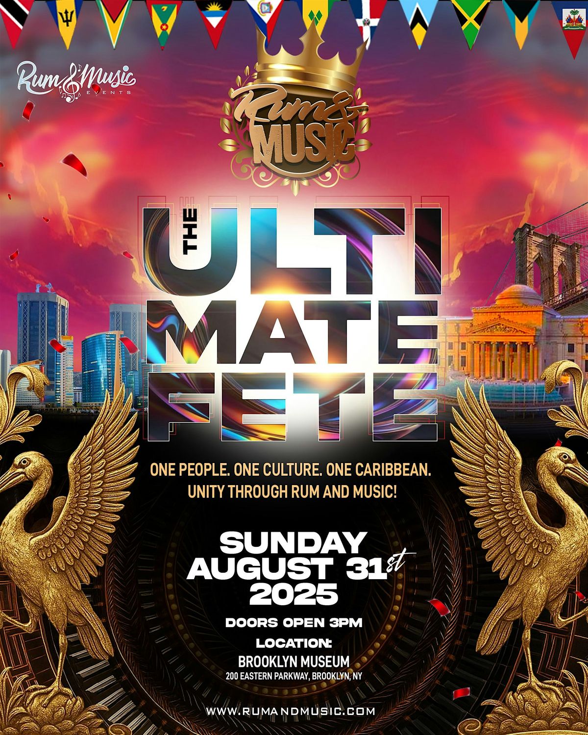 Rum and Music | The Ultimate Fete - Labor Day Weekend, 31 August | Event in Brooklyn | AllEvents