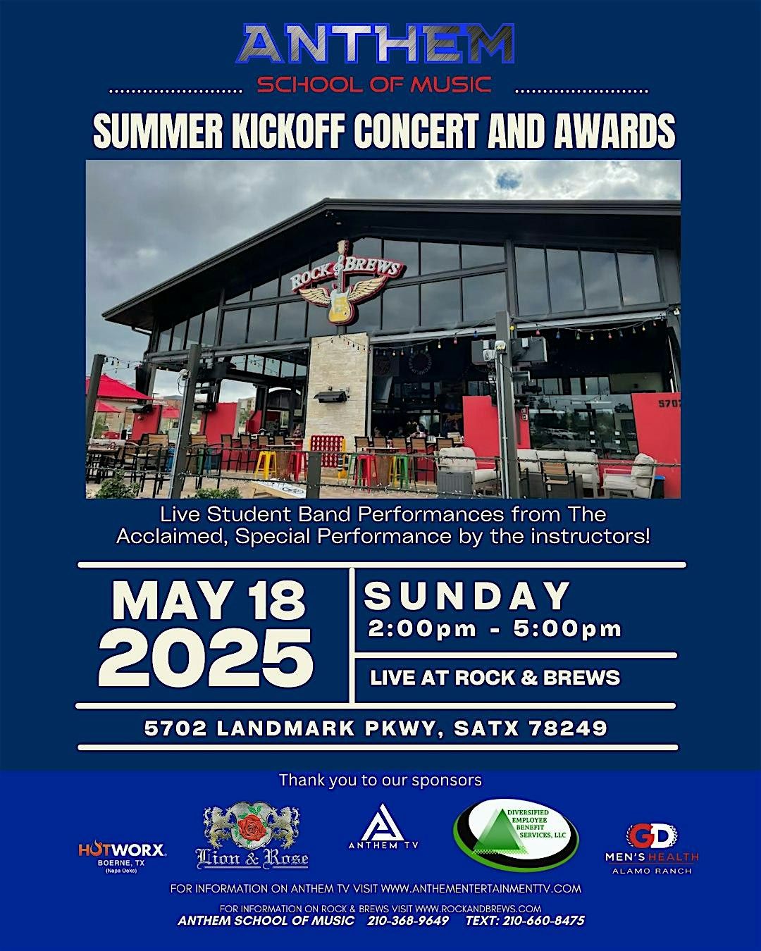 Anthem School of Music: Summer Kickoff Student Concert, 18 May | Event in San Antonio | AllEvents