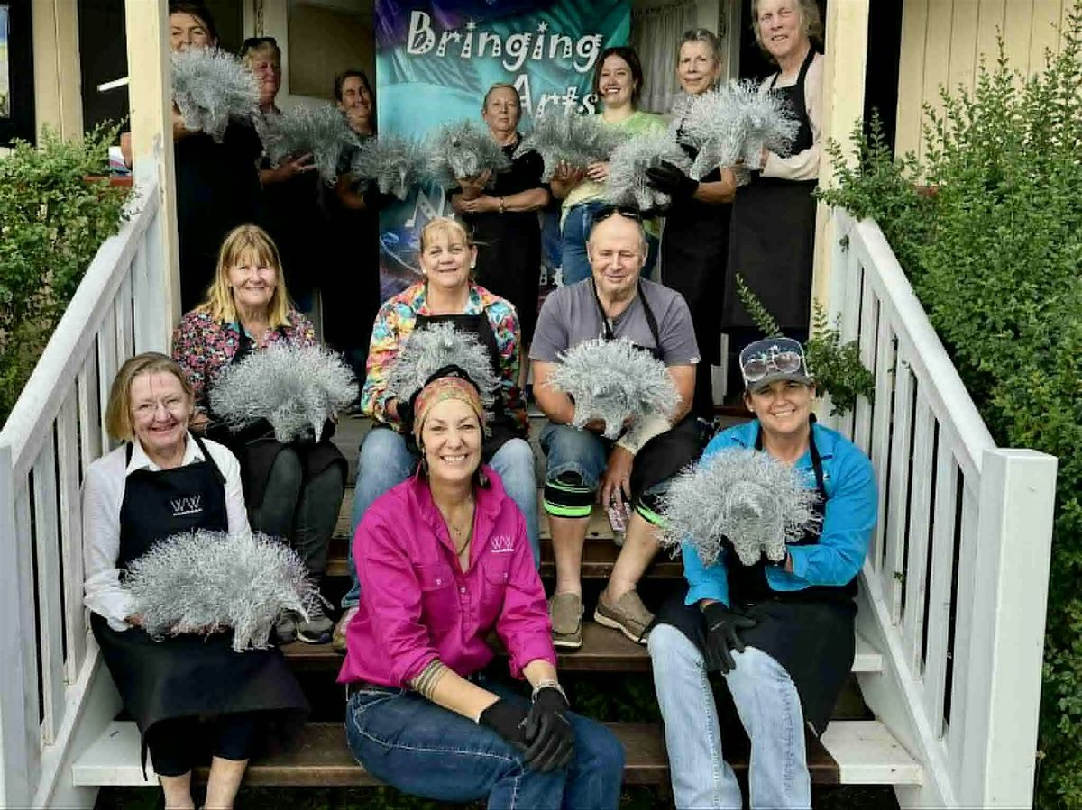 BRISBANE -Wedgetail Winds Studio Wire Workshop - ECHIDNA or GUINEA FOWL | Event in Yeerongpilly | AllEvents