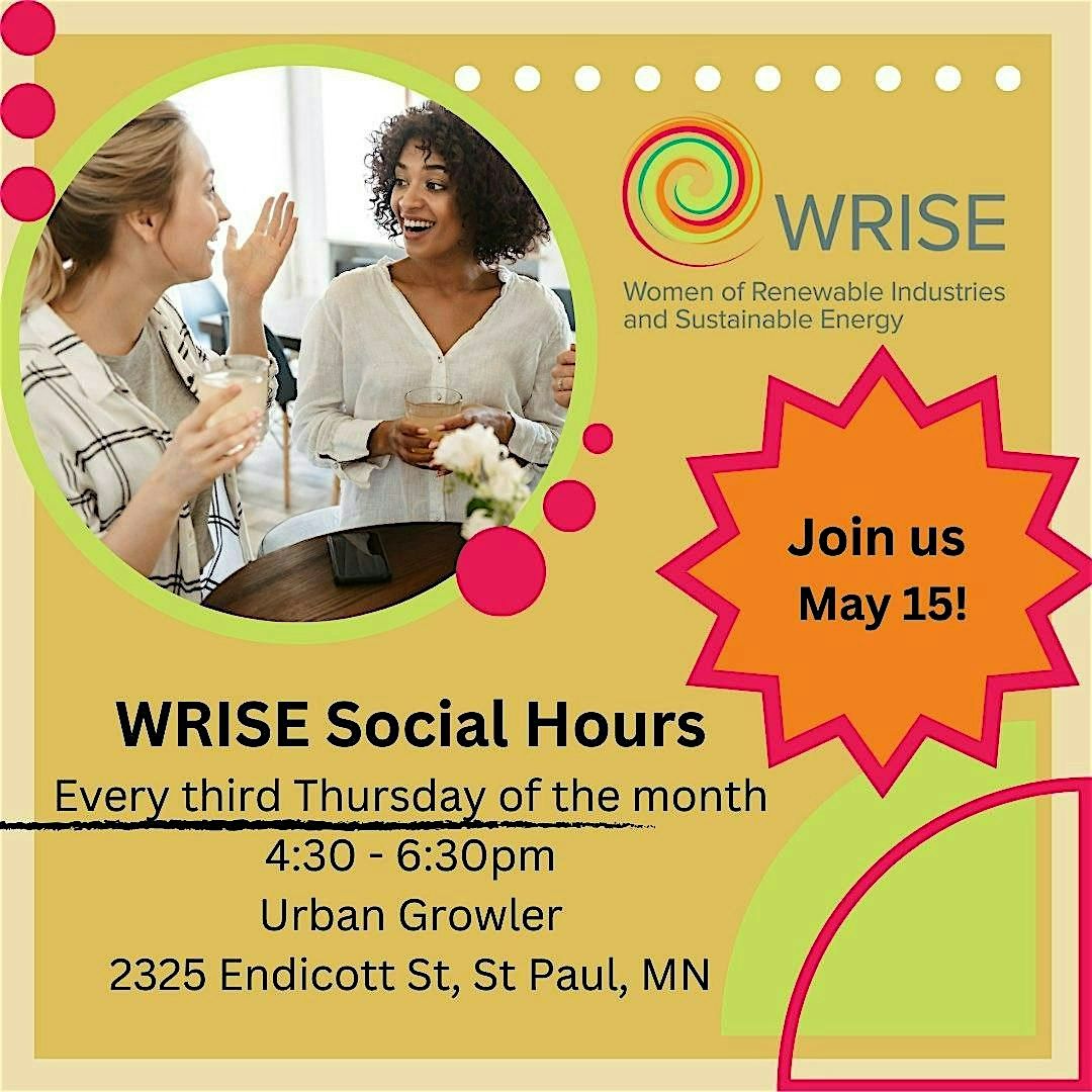 WRISE-TC Social Hour: May 15th, 15 May | Event in Saint Paul | AllEvents