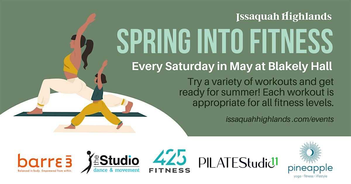 Spring Into Fitness - The Studio, SHiNE Dance Fitness, 10 May | Event in Issaquah | AllEvents