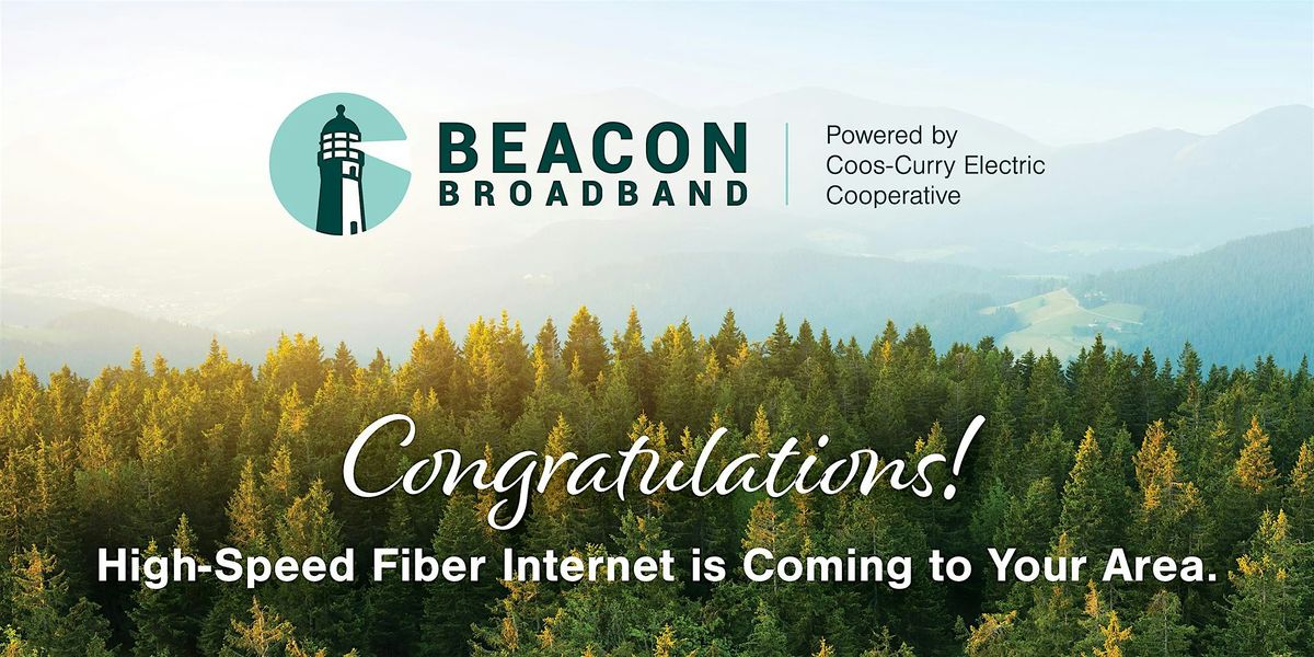 Beacon Broadband Open House - Q&A Event | Event in Coquille | AllEvents