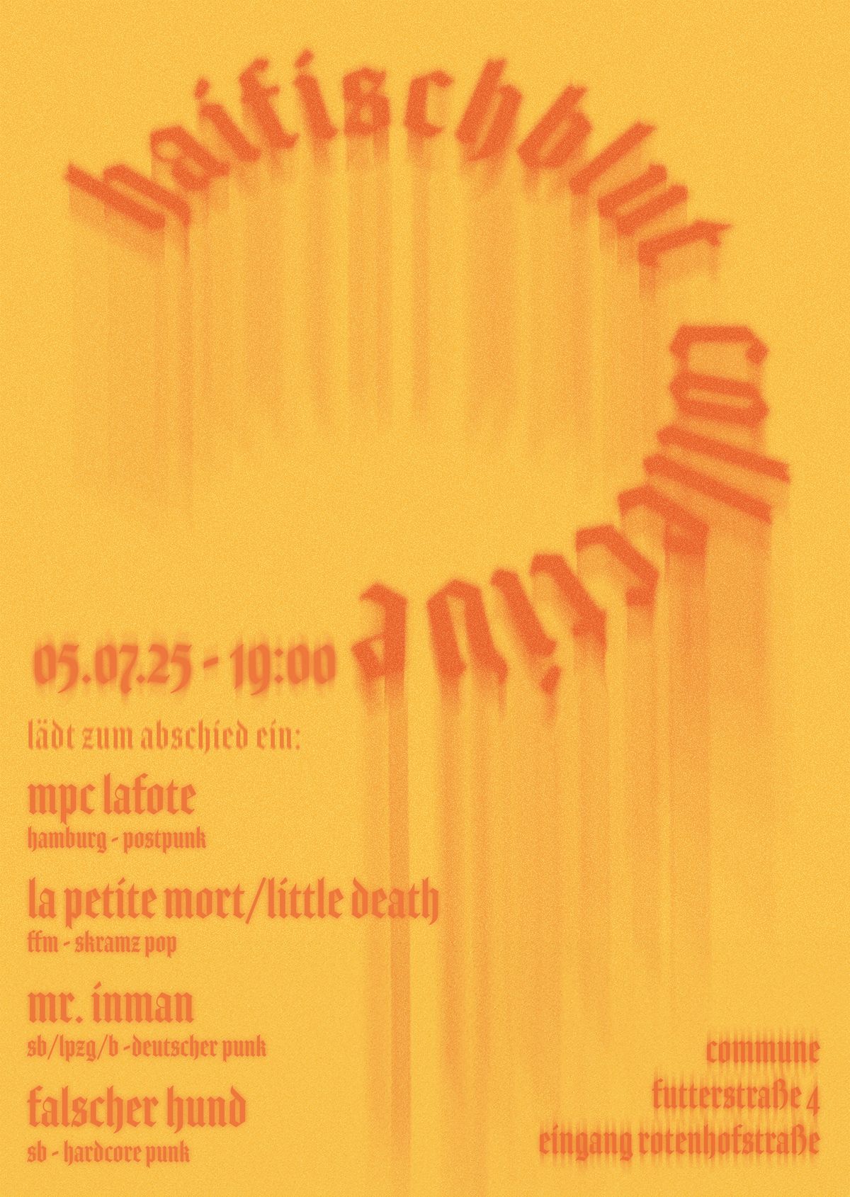 Haifischblut Collective Abschiedsfest, 5 July | Event in Saarbrücken | AllEvents