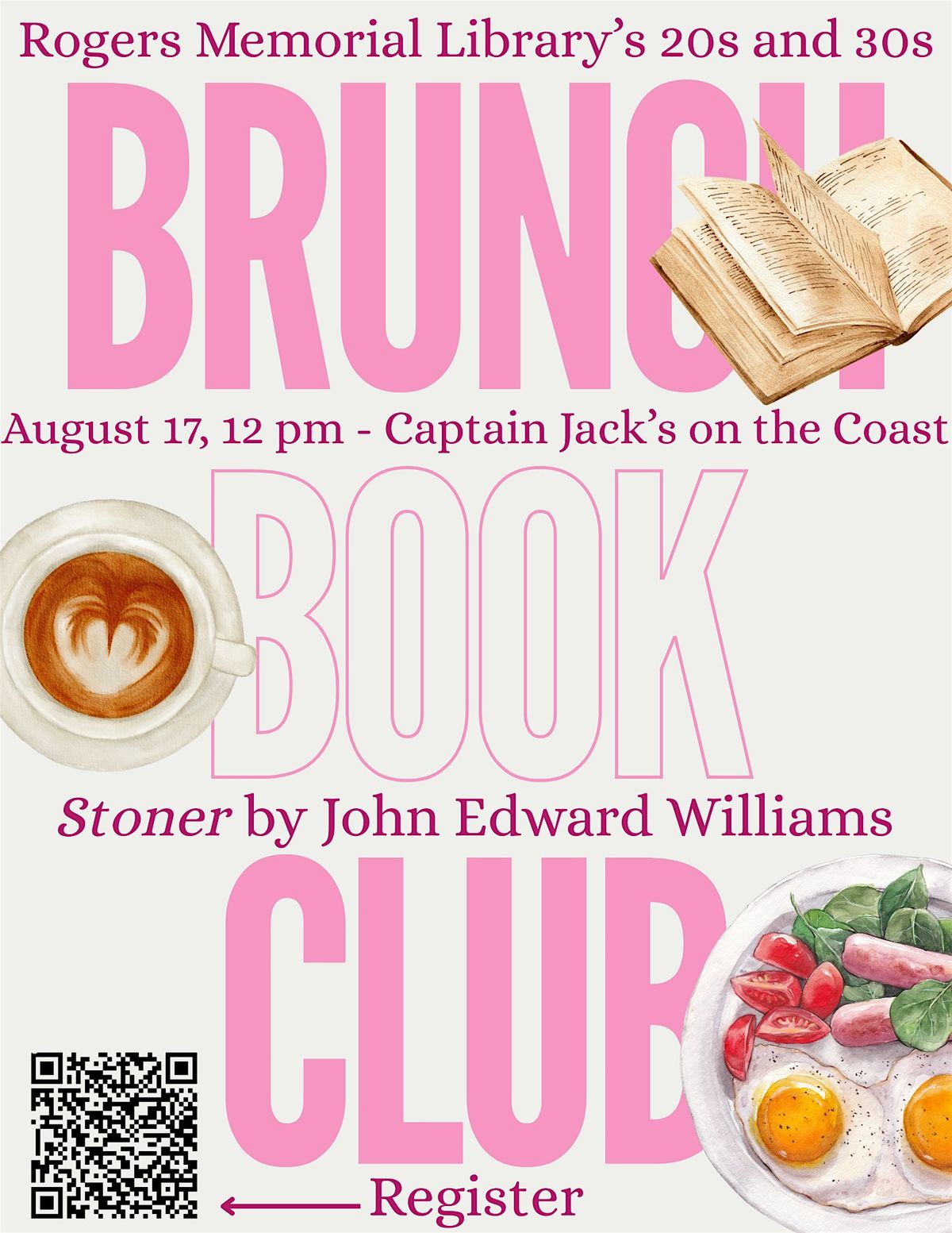 Brunch Book Club with Rogers Memorial Library, 17 August | Event in Southampton | AllEvents