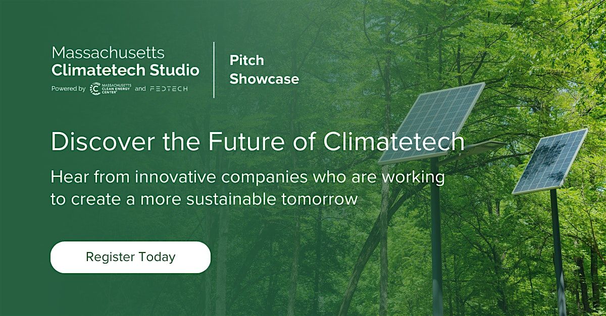 2025 Massachusetts Climatetech Studio Showcase, 11 September | Event in Boston | AllEvents
